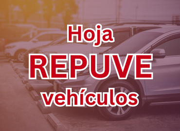 Hoja REPUVE vehículos